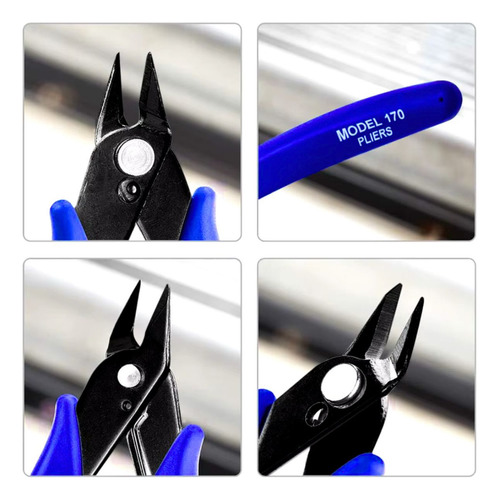 Kit 5 Alicates Corte Rente Diagonal - Corte De Cabos E Fios