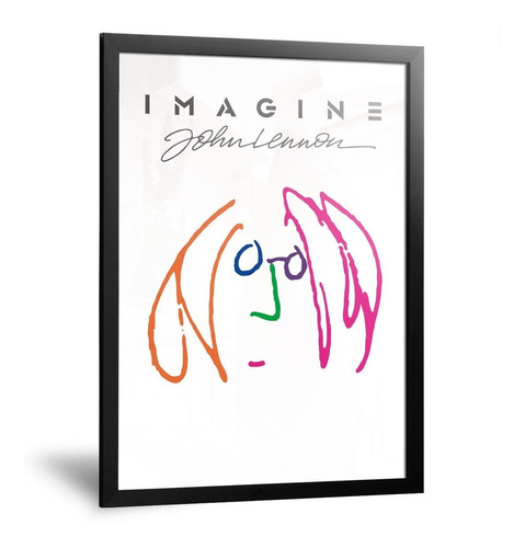 Cuadros The Beatles John Lennon Imagine Enmarcado 35x50cm