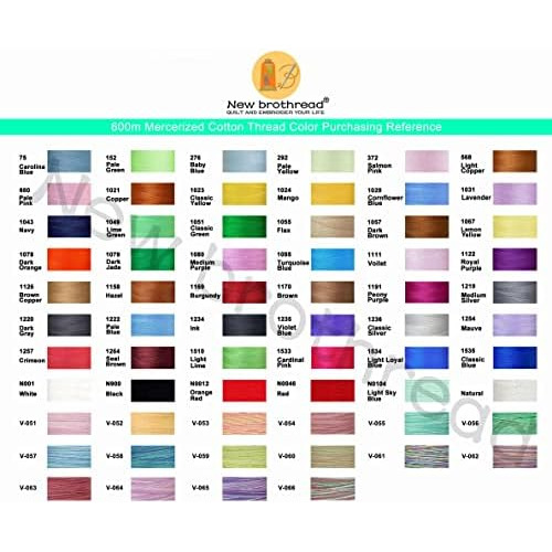18 Opciones De Hilo De Algodón 100% Mercerizado De Uso...