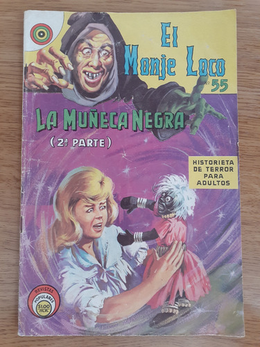 Cómic El Monje Loco Número 55 Novaro 1968