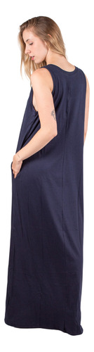 Vestidos Mujer De Verano Largo De Algodon Liso Plus Size