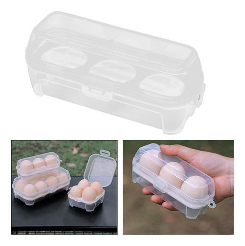 Paquete De 2-6 Cajas De Almacenamiento Para Huevos,