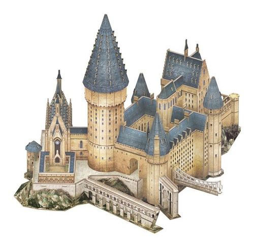 Imagen 4 de 4 de Harry Potter - Gran Salon Hogwarts - Puzzle 3d - 185 Piezas