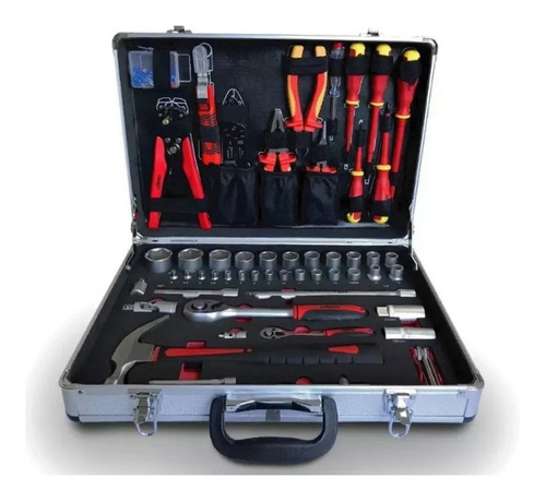 Imagen 1 de 6 de Maletin Caja Herramientas Dieletricas Udovo 52 Piezas Jue99