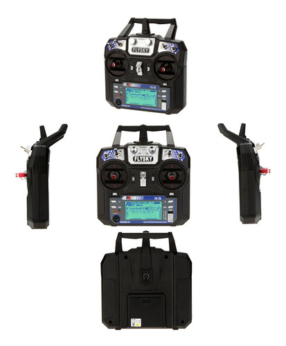 Control Remoto Rc Helicóptero Planeador Fs-i6 Para 2 Flysky