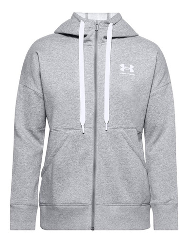 Campera Under Armour Rival Fleece Gris De Dama