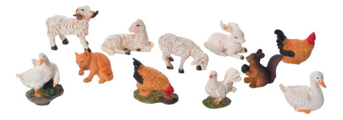 Figura Animales Para Pesebre Navideño 3.5 Cm