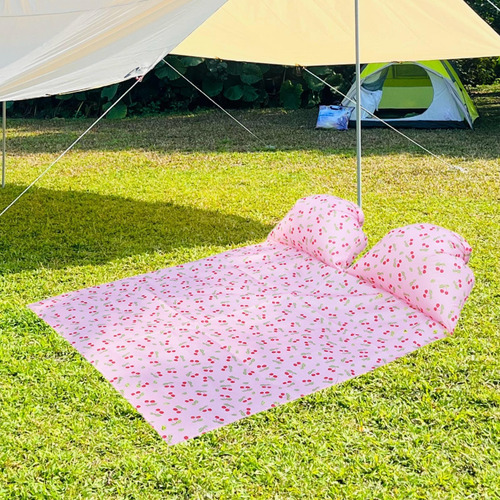 Coberto De Dobrável Com Apoio Inflável De Cereja 145x210cm