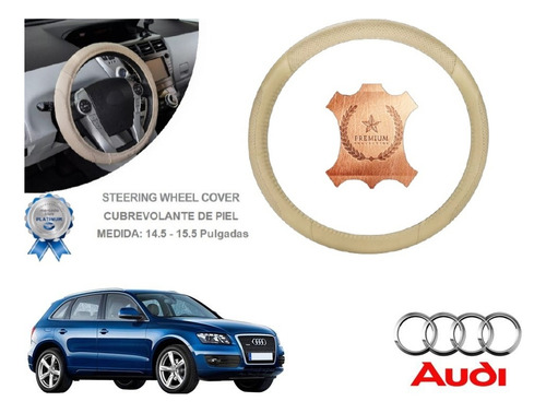 Funda Cubrevolante Beige Piel Audi Q5 2013