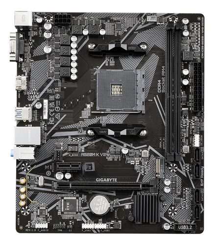 Tarjeta Madre Gigabyte A520m-k V2 Am4 Ddr4