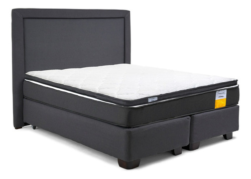 Cama Americana Funcional Super King + Respaldo + Topper