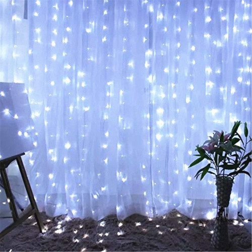 Twinkle Star 600 Led Cortina De Ventana Cadena Luz Navidad