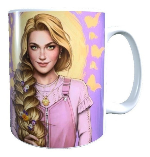 Taza Princesa Rapunzel Disney Version Real