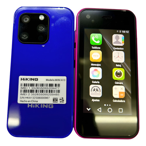 Hiking Mini Smartphone A13 Memoria 16g+2g Androd 6 Dual Sim