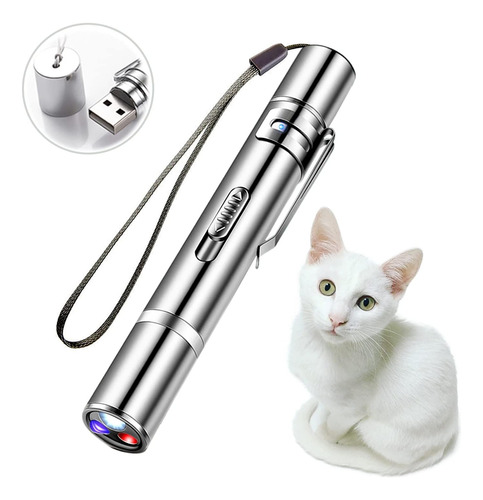 Puntero Laser Juguete Interactivo Para Gato Perro Usb