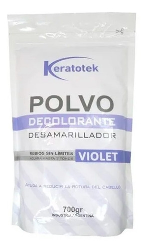 Keratotek Polvo Decolorante Desamarillador Violeta 700 Local