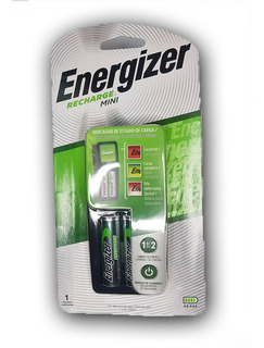 Cargador de Pilas Energizer Maxi 2 Pilas AA Dismac 