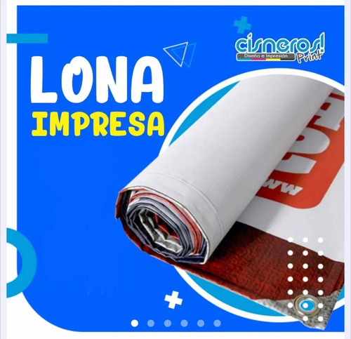 Lona Impresa 8 X 3 Mts Impresión Hd