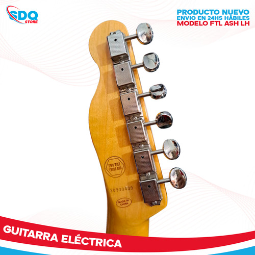 Guitarra Telecaster Eléctrica Sx Serie Ash Para Zurdos
