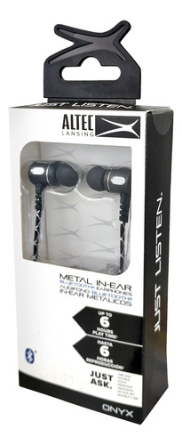 Audifono In-ear Con Mic Corded Black Altec Lansing 09015