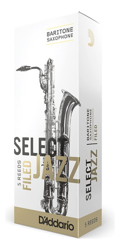 D'addario Select Jazz Barítono - Cañas De Saxo Barítono, Arc