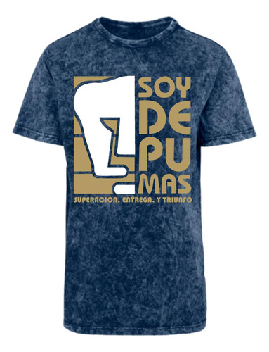 Jersey Playera Deslavada Pumas Unam Hombre Soy De Pumas