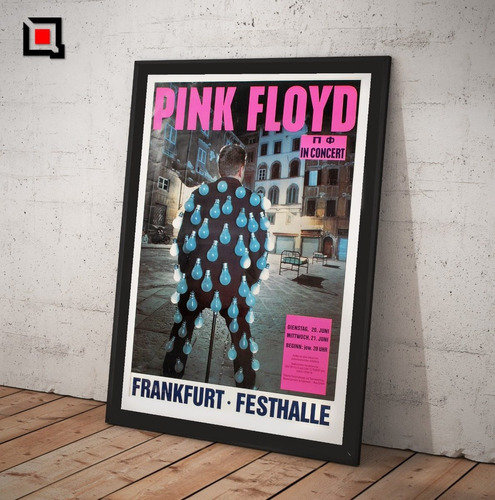 Cuadro Lamina Poster Pink Floyd 1987 Delicated Sound Tour 