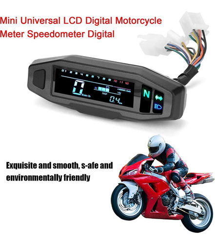 Z Medidor Velocímetro De Motocicleta Odómetro Digital Lcd