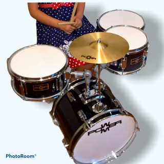 increible bateria para niños 5 tambores