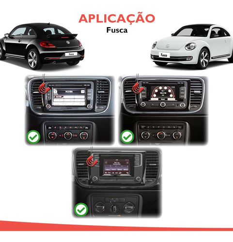 Imagem 9 de 10 de Moldura De Painel Dvd 2 Din Jetta Amarok Passat Tiguan