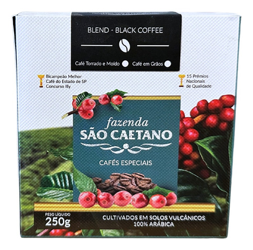 Café Especial - Premiado 15x - Black Coffee Em Moído 250g