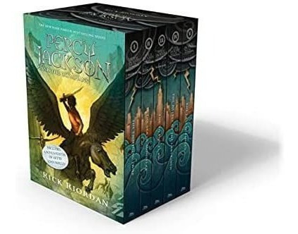 Libro: Percy Jackson And The Olympians 5 Book Paperback Boxe