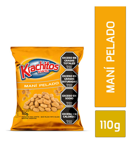 Maní Pelado Frito Salado Krachitos 110 Gr