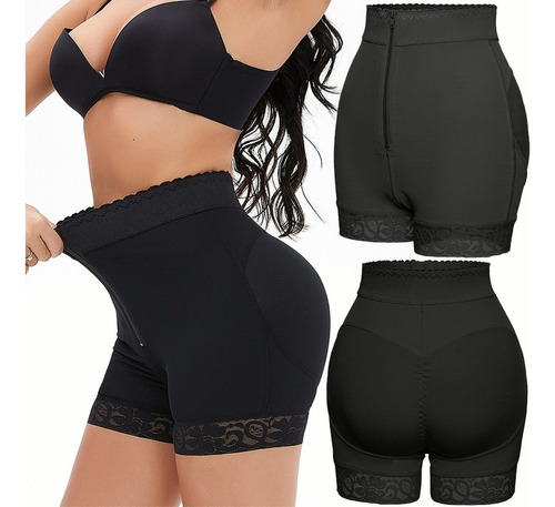 Short Faja Mujer Talle Alto Levanta Glúteos Fajas Reduct [u]