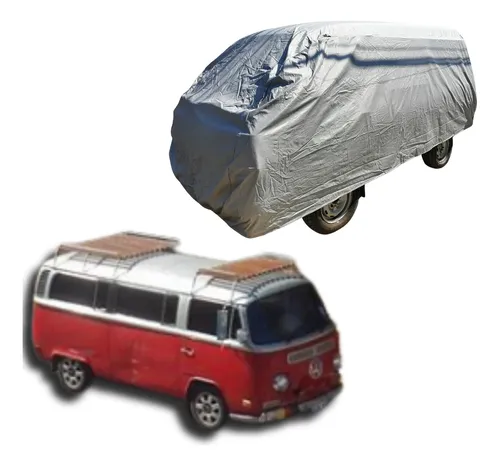 comprar Cubreauto Afelpada Premium Plata Vw Combi Con Canastilla