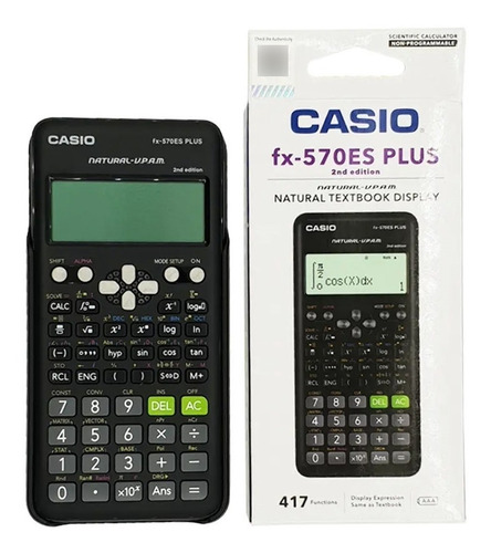 Imagen 5 de 8 de Calculadora Cientifica Casio Fx-570 Ing/esp Relojesymas