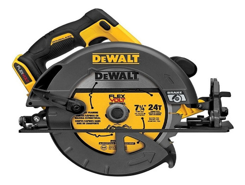 Sierra Circular  Inalámbrica Dewalt Flexvolt Dcs578t2 184mm 