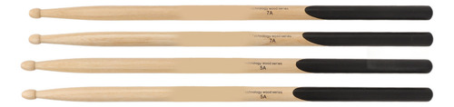 2 Pares De Baquetas Para Hickory De Roble Punta 5a 7a