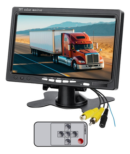 Pantalla Monitor Tft Led 7 PuLG Para Auto Camión Vigilancia