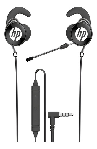 Audifonos Hp Con Microfono Desmontable Black Edition Dhe-700