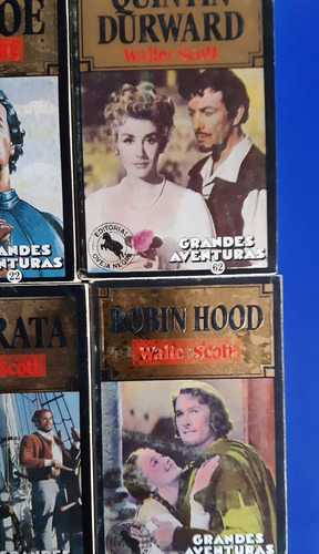 Set 6 Libros Walter Scott - Ivanhoe+robin Hood+talisman + (Usado)