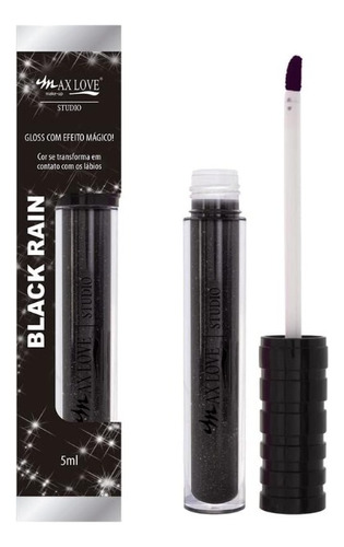Max Love Black Rain Muda De Cor Conforme Ph Da Pele Cor Rosa Rosa