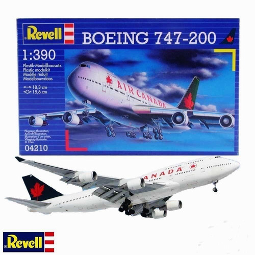 Imagen 1 de 4 de Boeing 747-200 Air Canada 1/390 Revell 04210