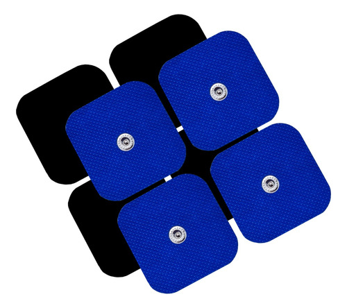 8 Electrodos Parches Pads 5x5 Snap Compatible Con Compex