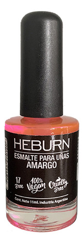 Esmalte Amargo Para Uñas Heburn Manicuría Tratamiento