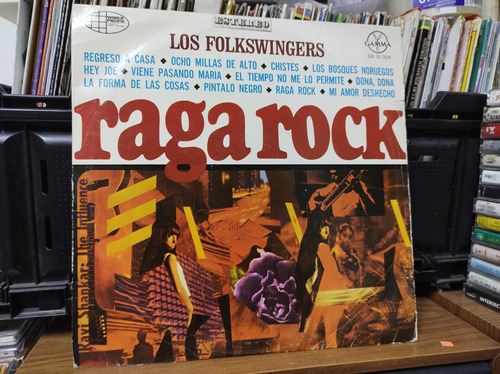 Los Folkswingers Raga Rock Vinilo Lp Acetato Vinyl