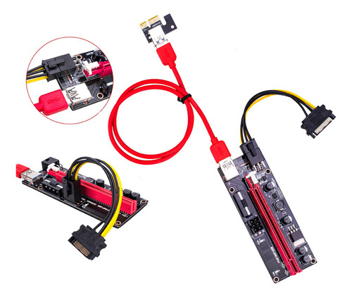 Adaptador De Cable De Extensión De Tarjeta Gráfica Pci-e Usb