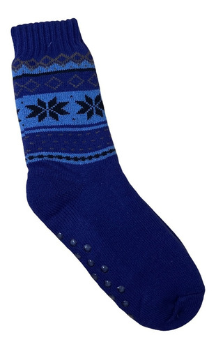 Imagen 7 de 9 de Pantufla Medias C/ Corderito Hombre Antideslizante Invierno