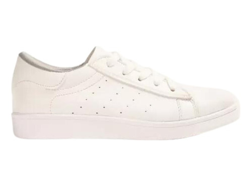 Zapatillas Moda Mujer Urbana Plataforma Melisa Blanca