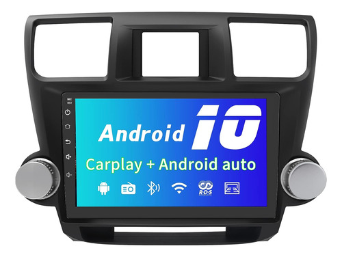 Android 10 Para Radio Estéreo Compatible Con Toyota Highland